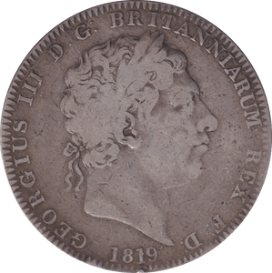 1819 CROWN ( FINE ) - FLORIN - Cambridgeshire Coins