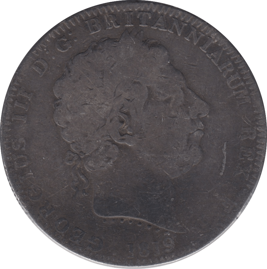 1819 CROWN ( FINE ) LIX - CROWN - Cambridgeshire Coins