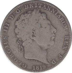 1819 CROWN ( FINE ) LIX - CROWN - Cambridgeshire Coins