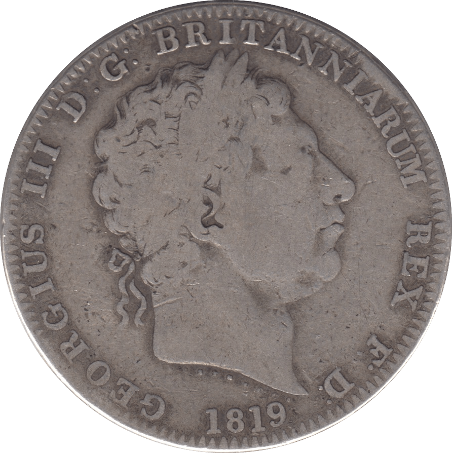 1819 CROWN ( FINE ) LIX - CROWN - Cambridgeshire Coins