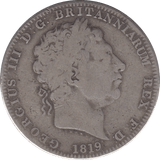 1819 CROWN ( FINE ) LIX - CROWN - Cambridgeshire Coins