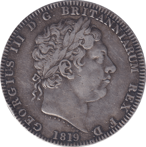 1819 CROWN ( GVF ) - CROWN - Cambridgeshire Coins