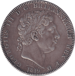 1819 CROWN ( GVF ) LIX - CROWN - Cambridgeshire Coins