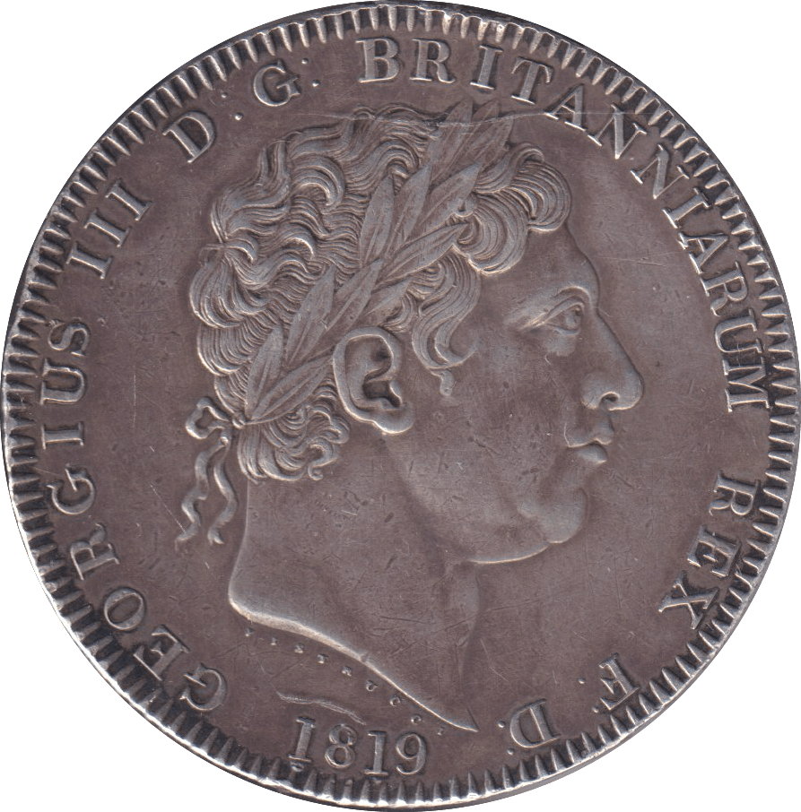 1819 CROWN ( GVF ) LIX - CROWN - Cambridgeshire Coins