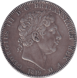 1819 CROWN ( GVF ) LIX - CROWN - Cambridgeshire Coins