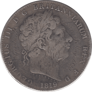 1819 CROWN ( VF ) - CROWN - Cambridgeshire Coins