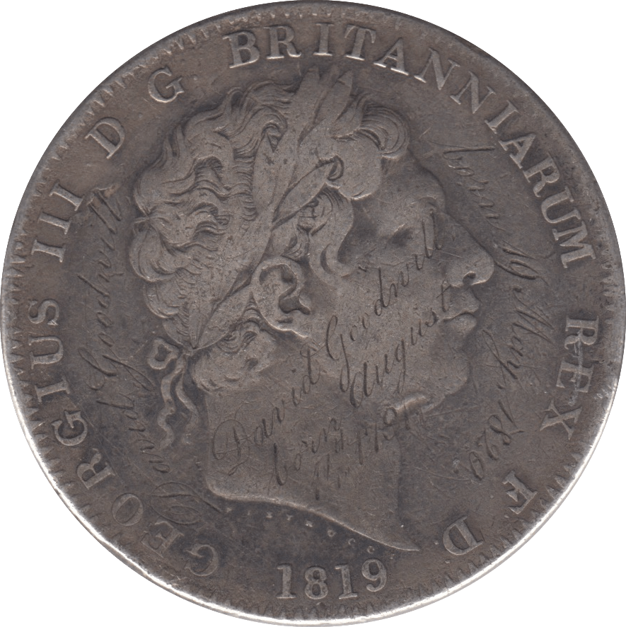 1819 CROWN ( VF ) - CROWN - Cambridgeshire Coins