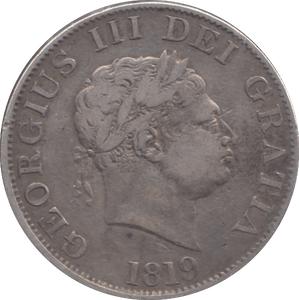 1819 HALF CROWN ( FINE ) - HALFCROWN - Cambridgeshire Coins