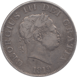 1819 HALF CROWN ( FINE ) - HALFCROWN - Cambridgeshire Coins