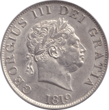 1819 HALFCROWN ( AUNC ) - HALFCROWN - Cambridgeshire Coins