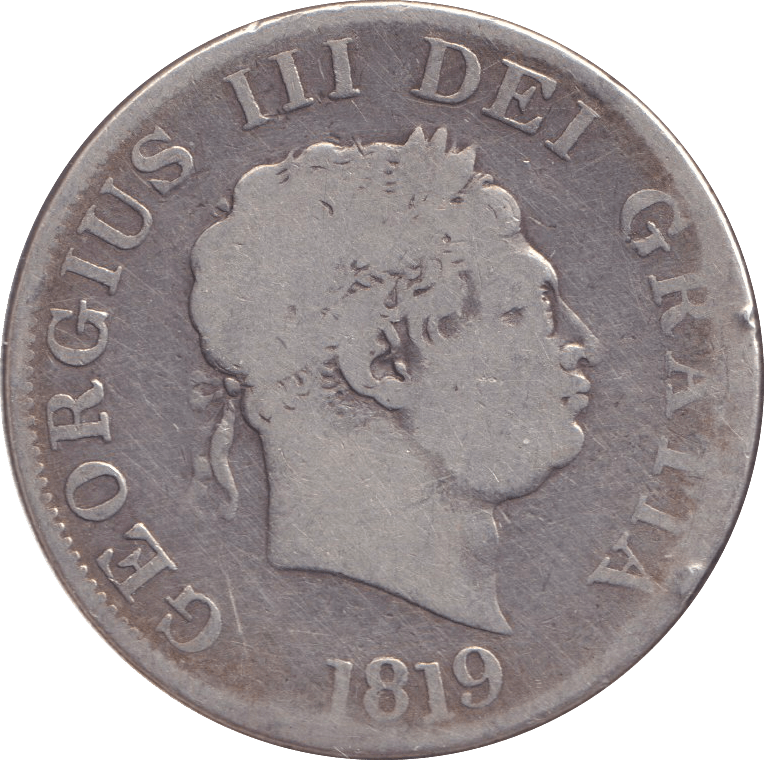 1819 HALFCROWN ( FINE ) - HALFCROWN - Cambridgeshire Coins