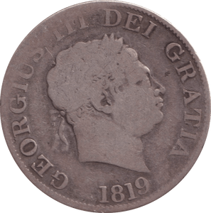 1819 HALFCROWN ( FINE ) - HALFCROWN - Cambridgeshire Coins