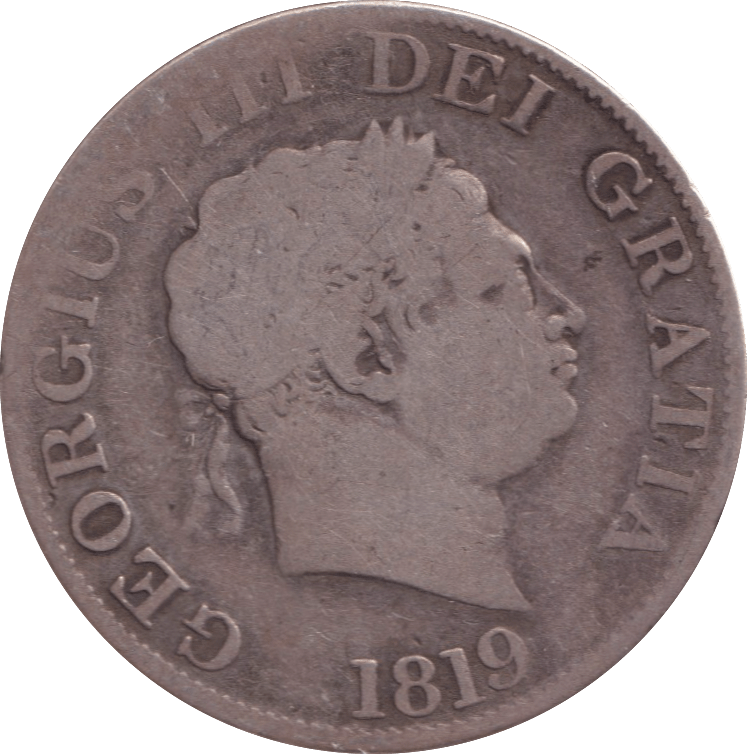 1819 HALFCROWN ( FINE ) - HALFCROWN - Cambridgeshire Coins