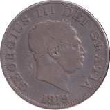 1819 HALFCROWN ( FINE ) - HALFCROWN - Cambridgeshire Coins