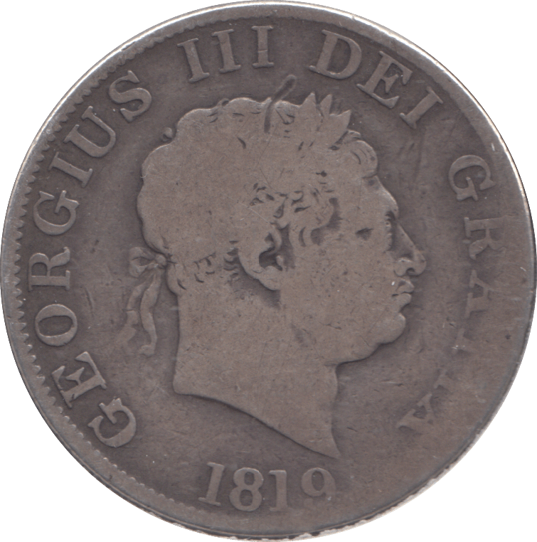 1819 HALFCROWN ( FINE ) - HALFCROWN - Cambridgeshire Coins