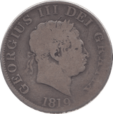 1819 HALFCROWN ( FINE ) - HALFCROWN - Cambridgeshire Coins