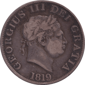 1819 HALFCROWN ( GF ) - HALFCROWN - Cambridgeshire Coins