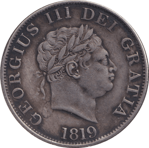 1819 HALFCROWN ( GF ) - HALFCROWN - Cambridgeshire Coins