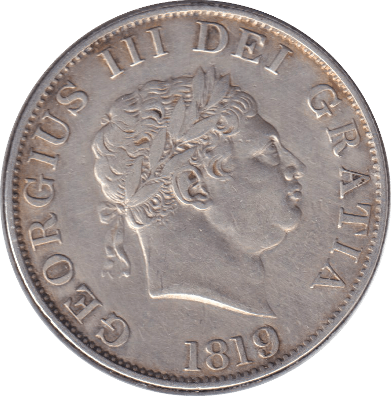 1819 HALFCROWN (GF) - HALFCROWN - Cambridgeshire Coins
