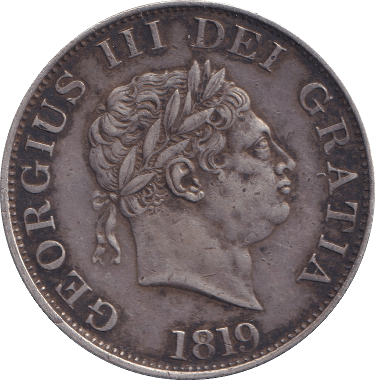 1819 HALFCROWN ( GVF ) - HALFCROWN - Cambridgeshire Coins