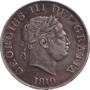 1819 HALFCROWN ( GVF ) - HALFCROWN - Cambridgeshire Coins
