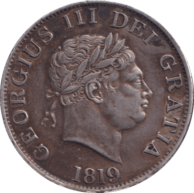 1819 HALFCROWN ( GVF ) - HALFCROWN - Cambridgeshire Coins
