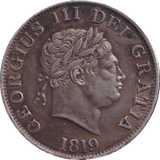 1819 HALFCROWN ( GVF ) - HALFCROWN - Cambridgeshire Coins