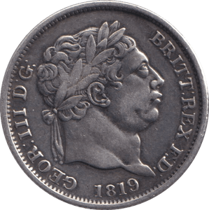 1819 SHILLING ( GF ) - SHILLING - Cambridgeshire Coins