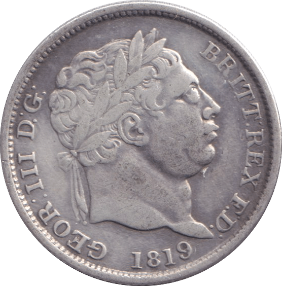 1819 SHILLING ( VF ) 2 - SHILLING - Cambridgeshire Coins