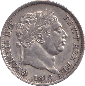 1819 SHILLING ( VF ) - FLORIN - Cambridgeshire Coins