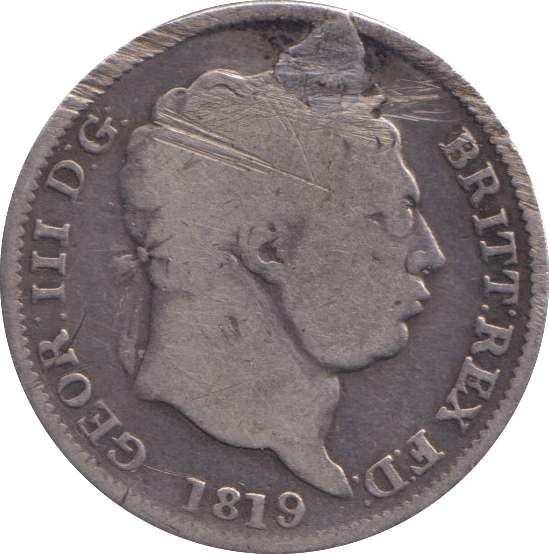 1819 SHILLING ( VF ) - SHILLING - Cambridgeshire Coins