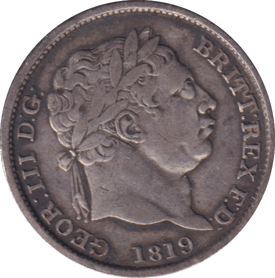 1819 SHILLING (VF) - SHILLING - Cambridgeshire Coins