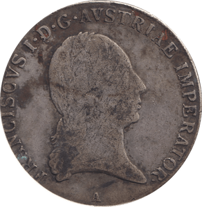 1819 SILVER 1 THALER AUSTRIA - SILVER WORLD COINS - Cambridgeshire Coins