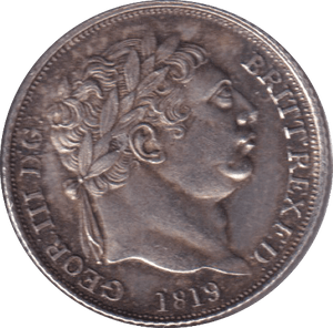 1819 SIXPENCE ( EF ) - SIXPENCE - Cambridgeshire Coins