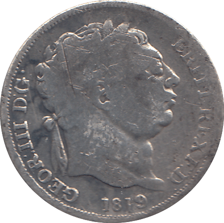 1819 SIXPENCE ( F ) - WORLD COINS - Cambridgeshire Coins