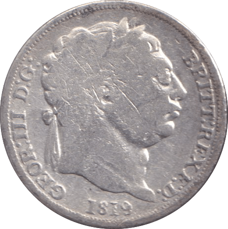 1819 SIXPENCE ( FINE ) - SIXPENCE - Cambridgeshire Coins