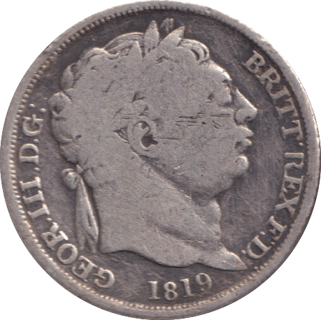 1819 SIXPENCE ( NF ) - SIXPENCE - Cambridgeshire Coins