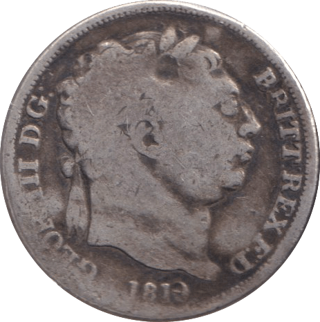 1819 SIXPENCE ( NF ) - SIXPENCE - Cambridgeshire Coins