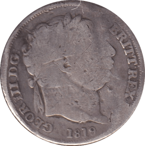 1819 SIXPENCE (NF) - SIXPENCE - Cambridgeshire Coins