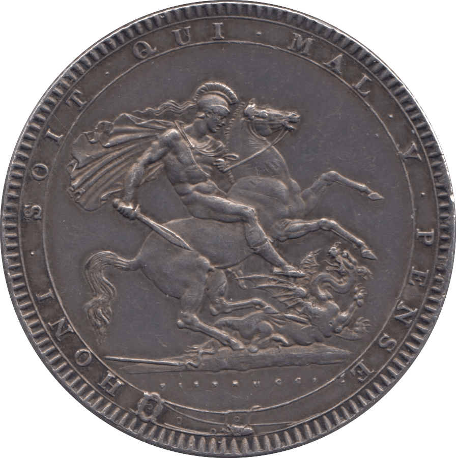 1820 CROWN ( AUNC ) SCARCE - CROWN - Cambridgeshire Coins