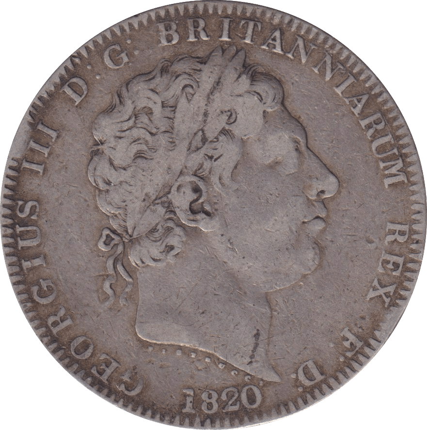 1820 CROWN ( FINE ) 2 - CROWN - Cambridgeshire Coins