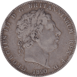 1820 CROWN ( FINE ) 2 - CROWN - Cambridgeshire Coins