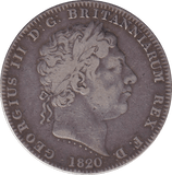 1820 CROWN ( FINE ) 7 - CROWN - Cambridgeshire Coins
