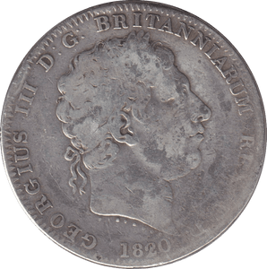1820 CROWN ( FINE ) - CROWN - Cambridgeshire Coins
