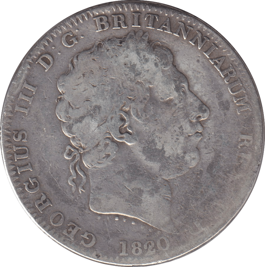 1820 CROWN ( FINE ) - CROWN - Cambridgeshire Coins