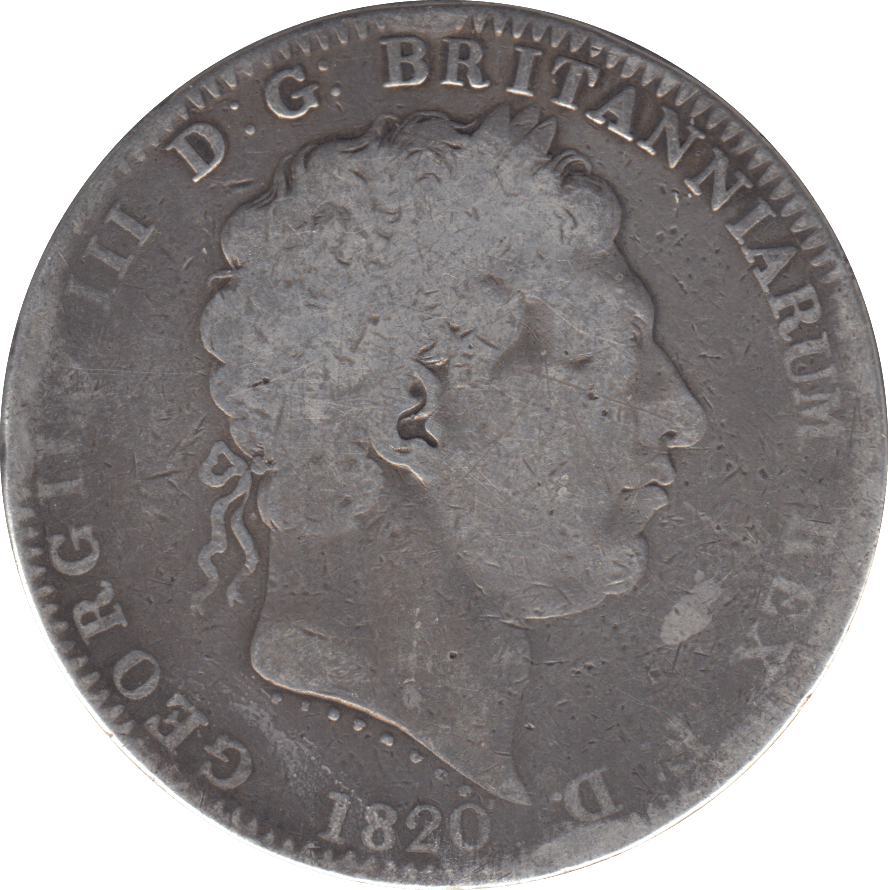 1820 CROWN ( FINE ) - CROWN - Cambridgeshire Coins
