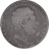 1820 CROWN ( FINE ) - CROWN - Cambridgeshire Coins