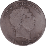 1820 CROWN ( FINE ) - CROWN - Cambridgeshire Coins