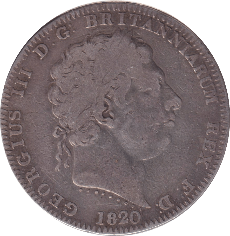 1820 CROWN ( FINE ) - CROWN - Cambridgeshire Coins