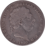 1820 CROWN ( FINE ) - CROWN - Cambridgeshire Coins